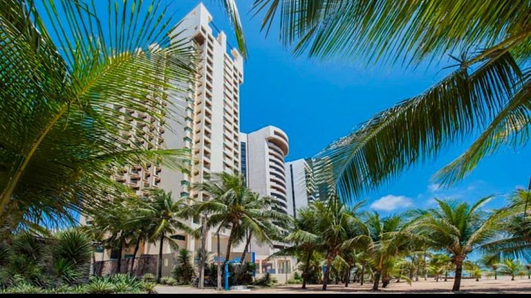 Apartamento Beira Mar Pé na areia - 1008