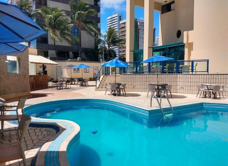 Apartamento Beira Mar Pé na areia - 1008