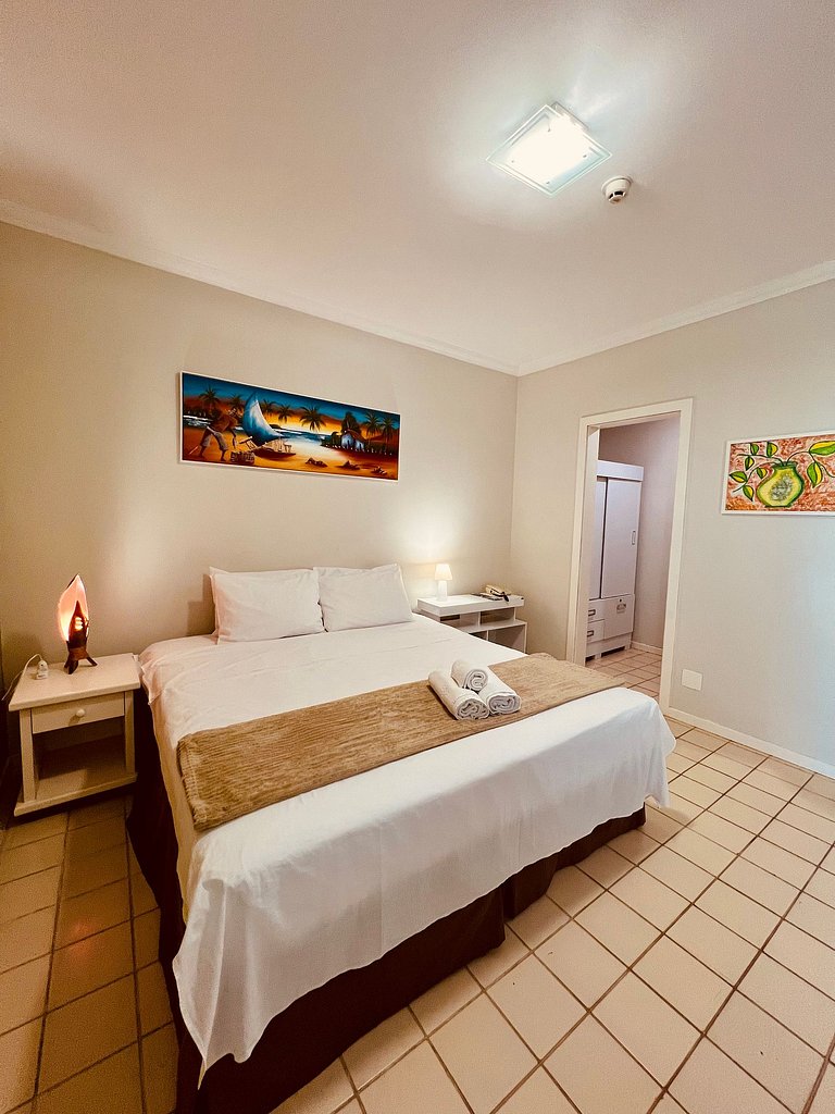 Apartamento Beira Mar Pé na areia - 1008