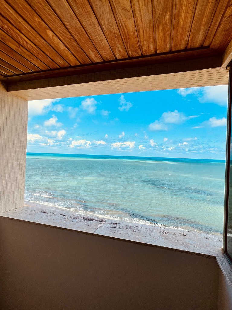 Apartamento Beira Mar Pé na areia - 1008