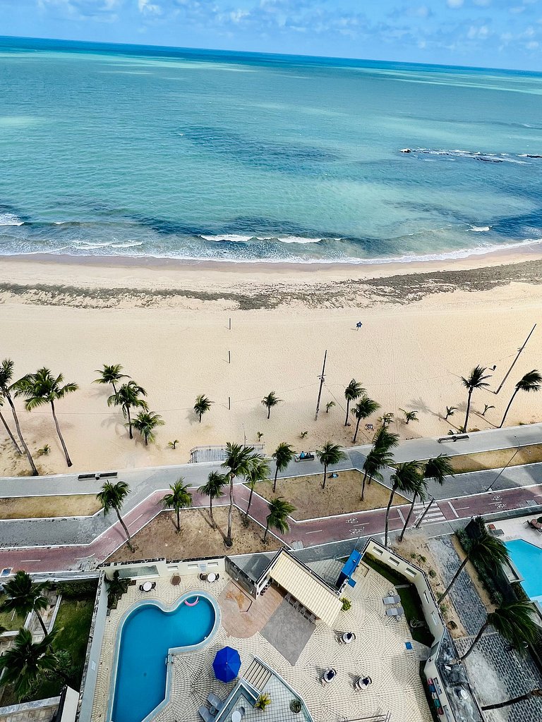 Apartamento Beira Mar Pé na areia - 1008