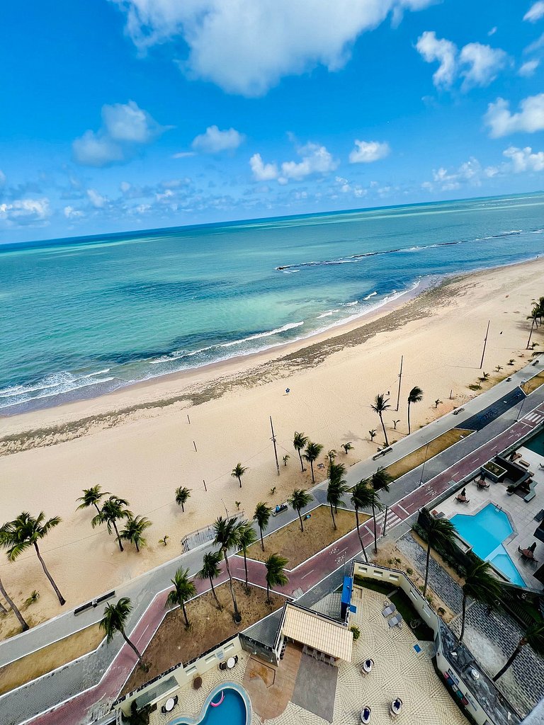 Apartamento Beira Mar - Pé na areia