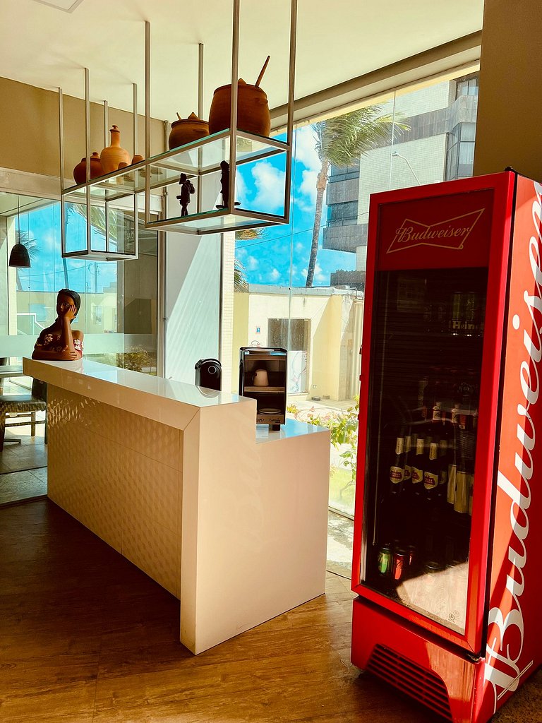 Apartamento Beira Mar Pé na areia - 1008