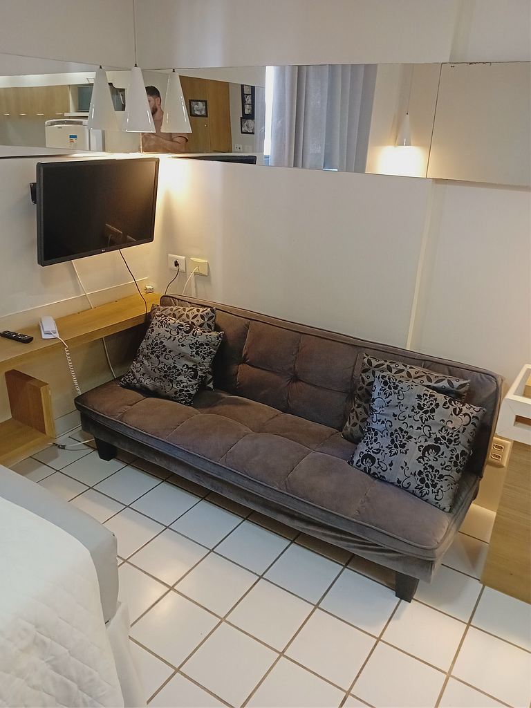 Flat completo Ibiza Piedade - 50m Pé na Areia