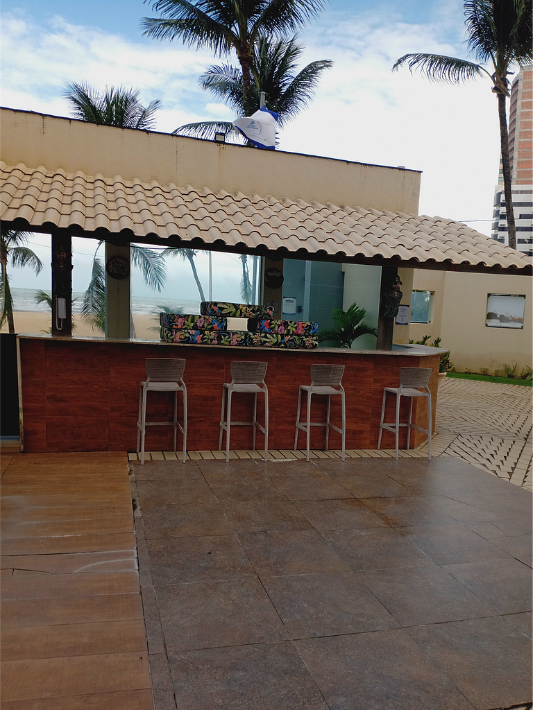 Apartamento Beira Mar Pé na areia