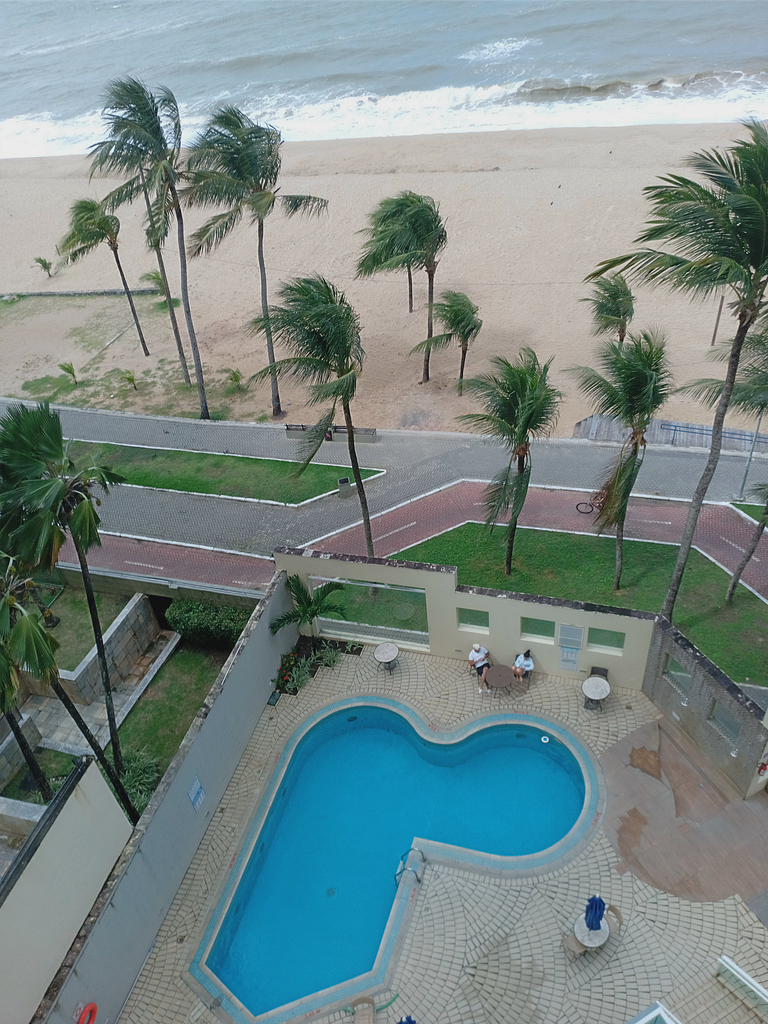 Apartamento Beira Mar Pé na areia