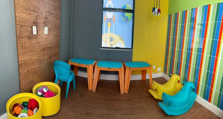 Apartamento Beira Mar Pé na areia