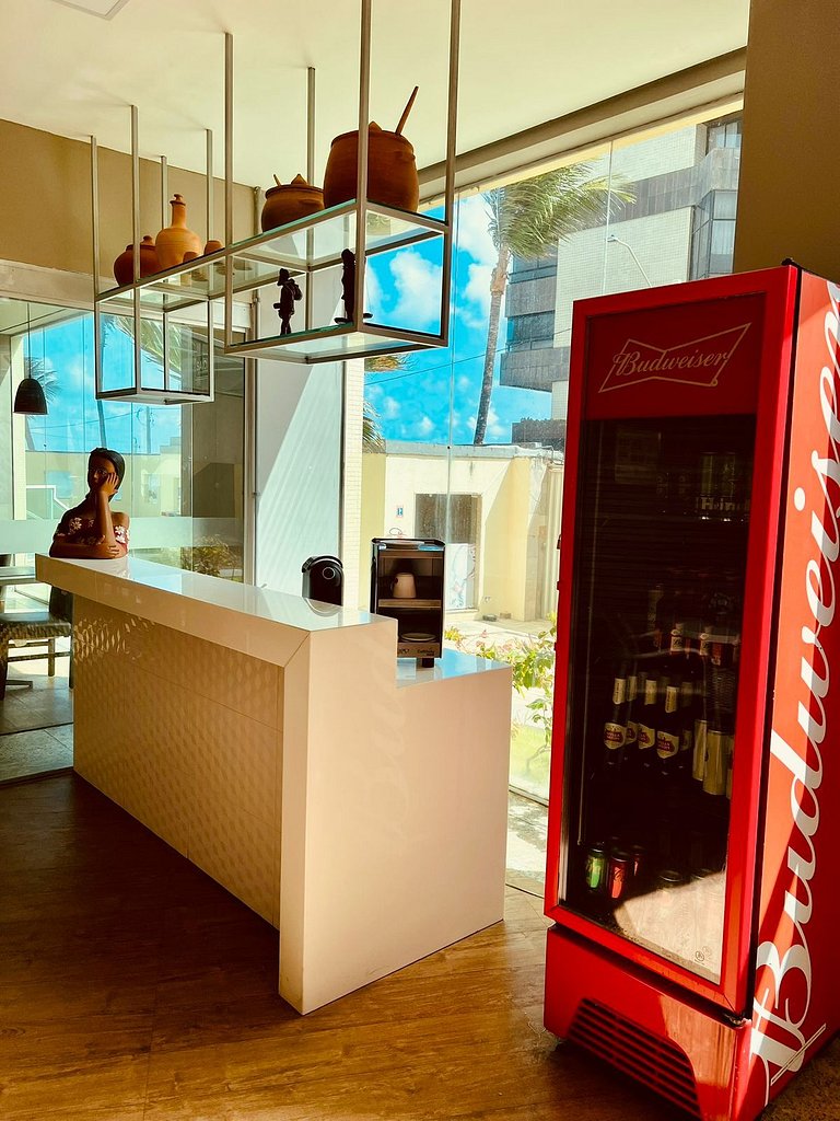 Apartamento Beira Mar Pé na areia