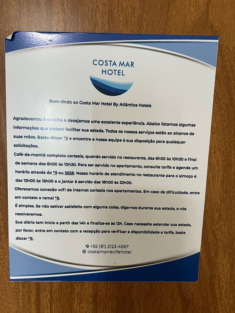 Apartamento Beira Mar Pé na areia - 305