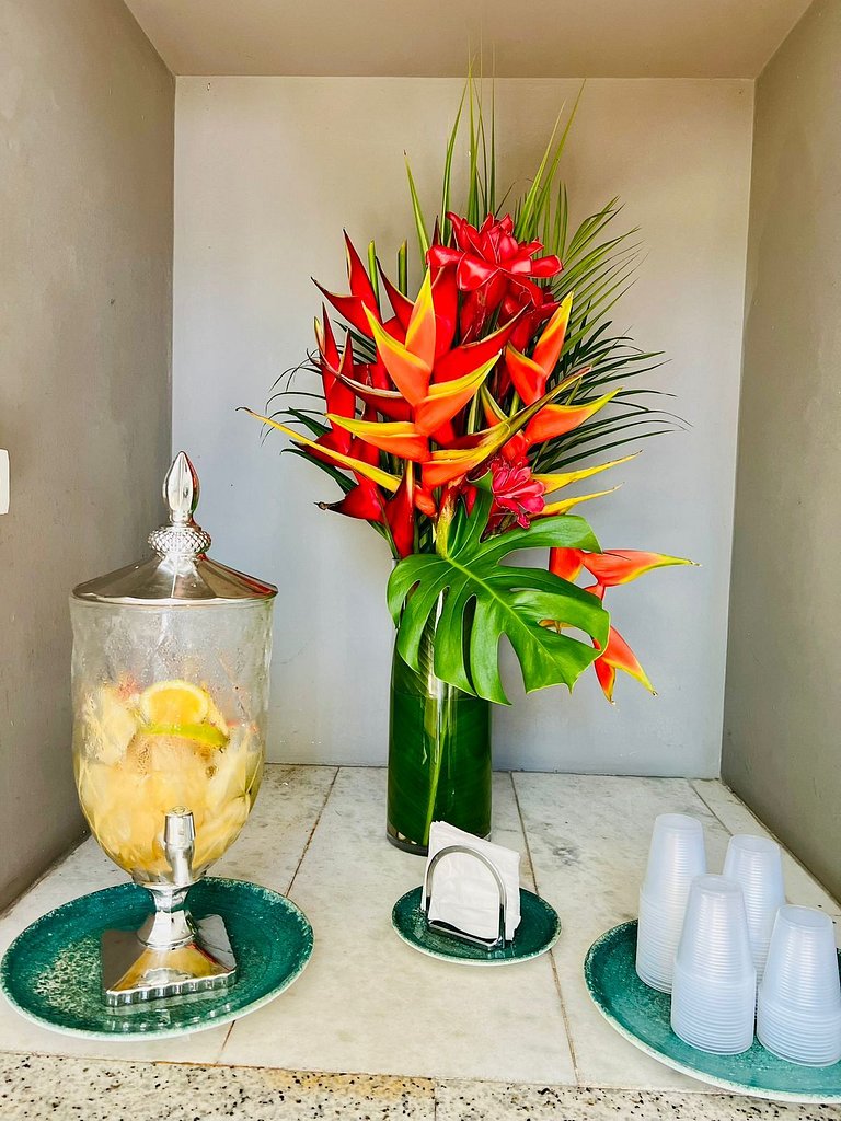 Apartamento Beira Mar Pé na areia