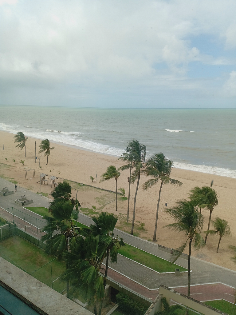 Apartamento Beira Mar Pé na areia