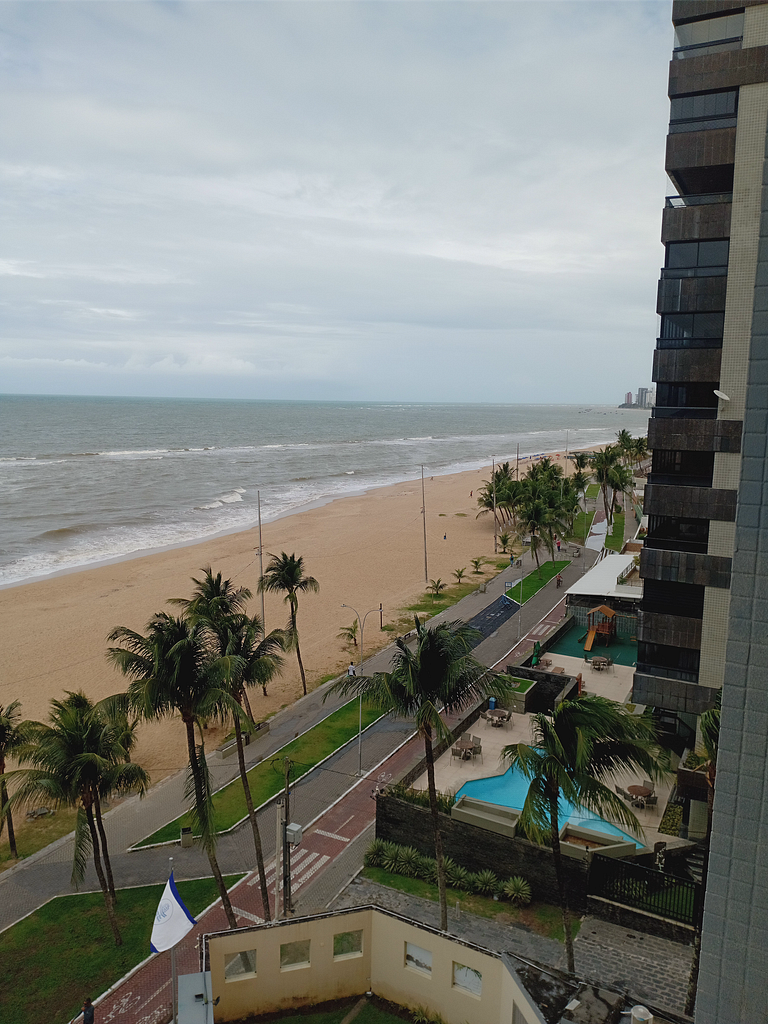 Apartamento Beira Mar Pé na areia