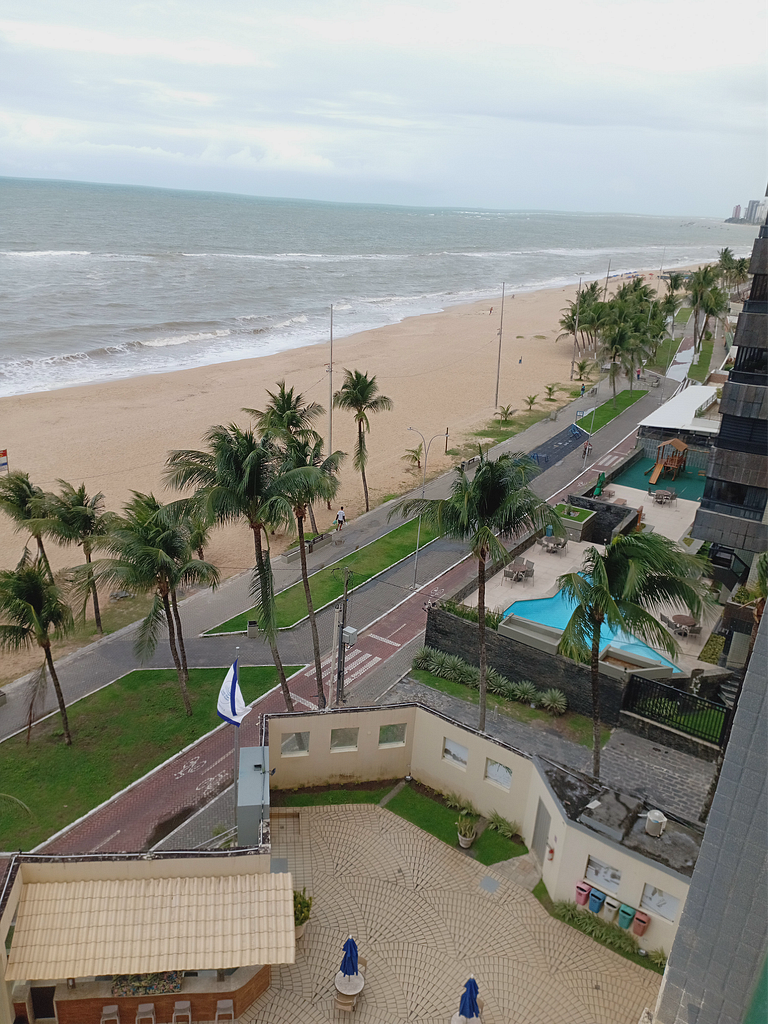 Apartamento Beira Mar Pé na areia