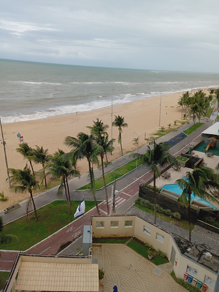 Apartamento Beira Mar Pé na areia