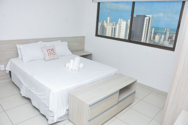 Flat Completo - Beach Class Boa Viagem - 2704 A