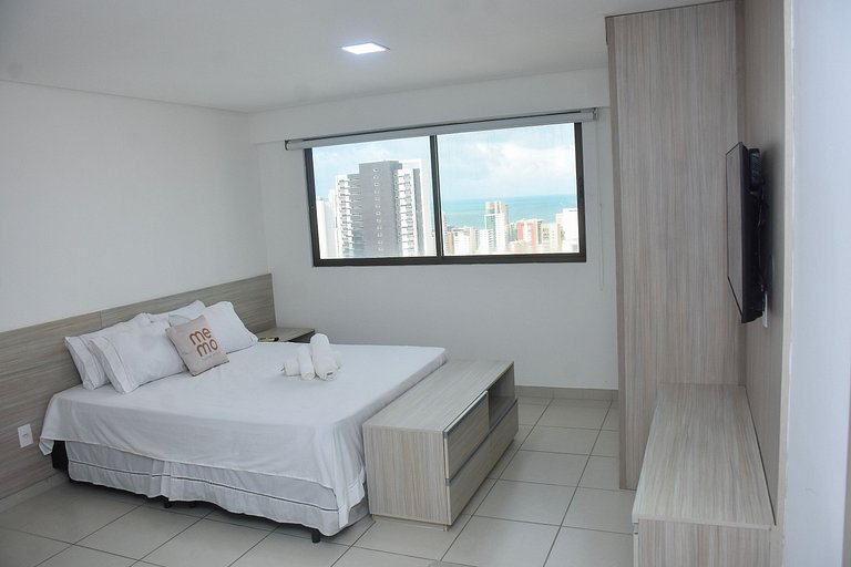 Flat Completo - Beach Class Boa Viagem - 2704 A