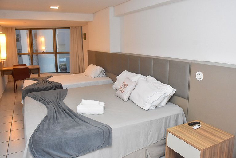 Flat de Luxo Beira Mar - Beach Class Executive 105