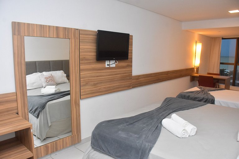 Flat de Luxo Beira Mar - Beach Class Executive 105