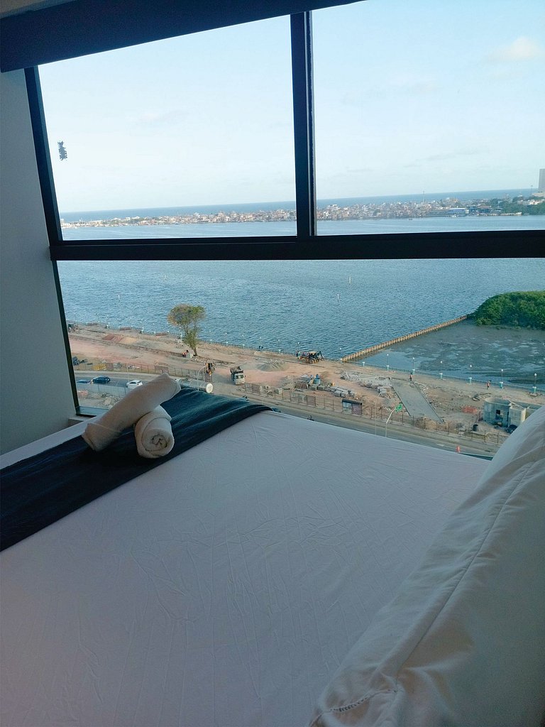 Vista mar - Flat Parque do Cais - Cais 1105