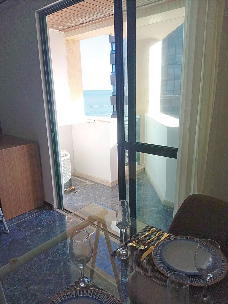 Apartamento Beira Mar Pé na areia - 305