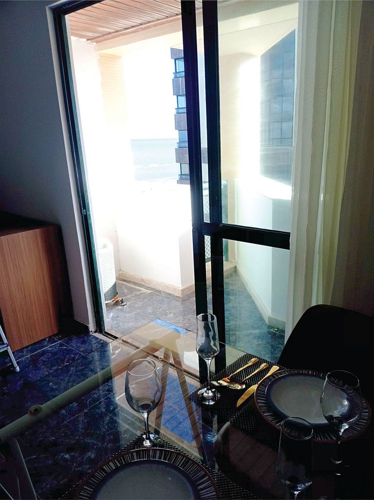 Apartamento Beira Mar Pé na areia - 305