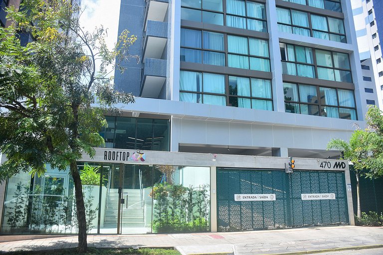 Flat Completo Conforto em Boa Viagem - Rooftop 304