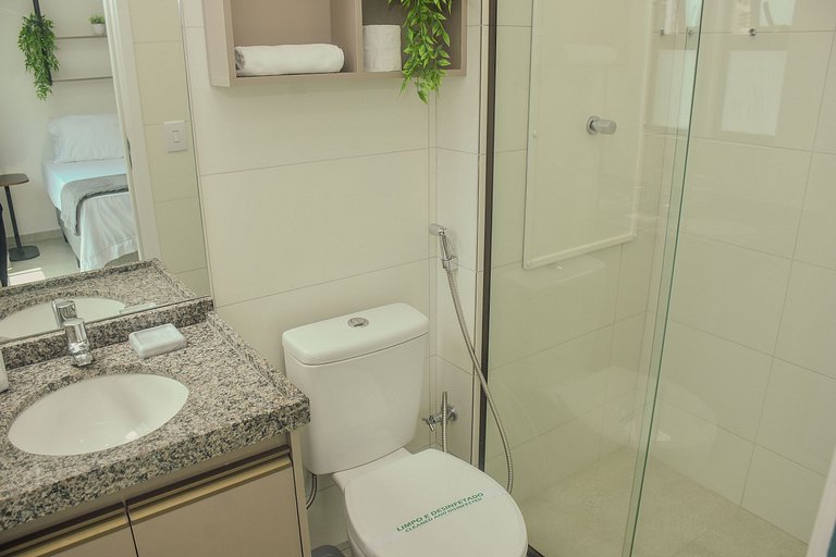 Flat Boa Viagem + Coworking | 5 min do aeroporto