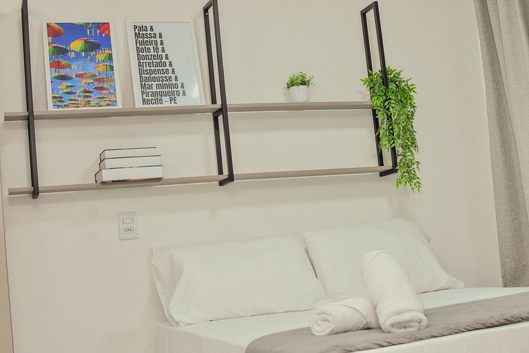 Flat Boa Viagem + Coworking | 5 min do aeroporto