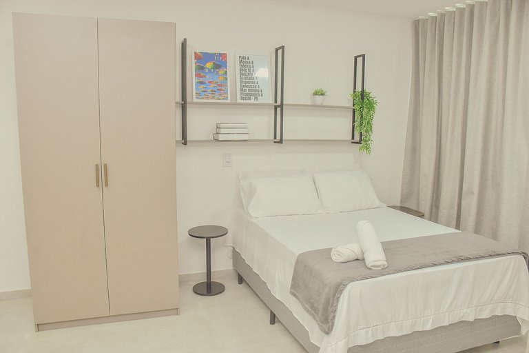 Flat Boa Viagem + Coworking | 5 min do aeroporto