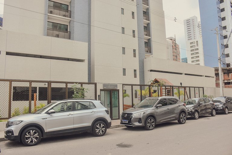 Flat Boa Viagem + Coworking | 5 min do aeroporto