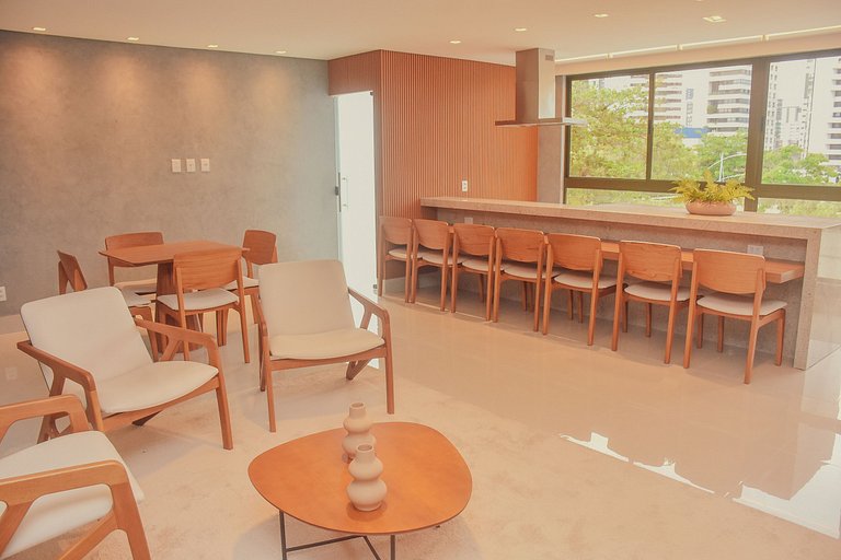 Apartamento no Derby - 3 min Polo Médico do Recife