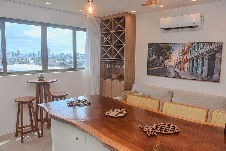 Flat Luxuoso Vista para o Recife - Cais 514