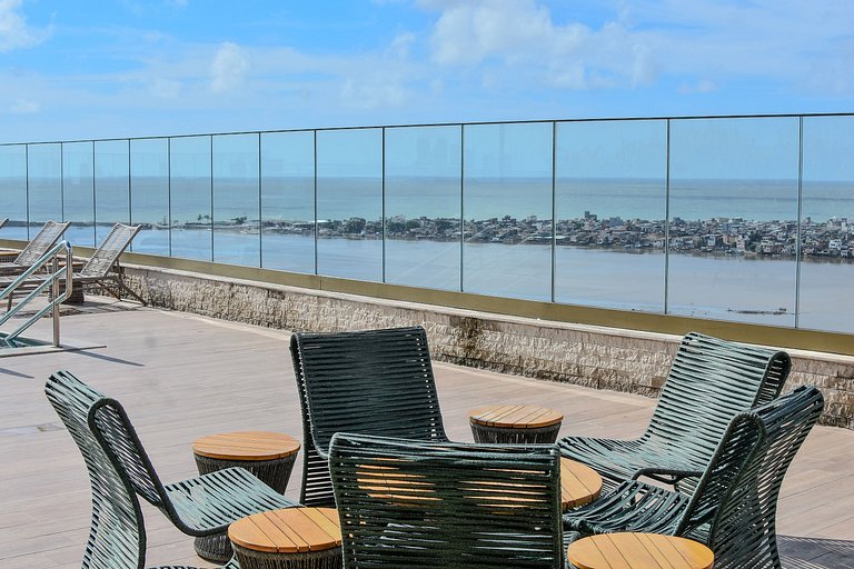 Flat Luxuoso Vista para o Recife - Cais 514