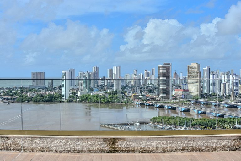 Flat Luxuoso Vista para o Recife - Cais 514