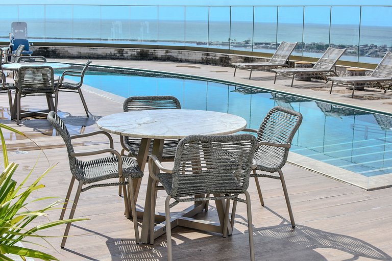 Flat Luxuoso Vista para o Recife - Cais 514
