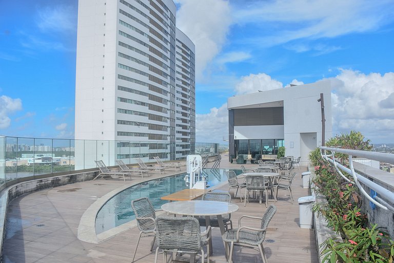 Flat Luxuoso Vista para o Recife - Cais 514