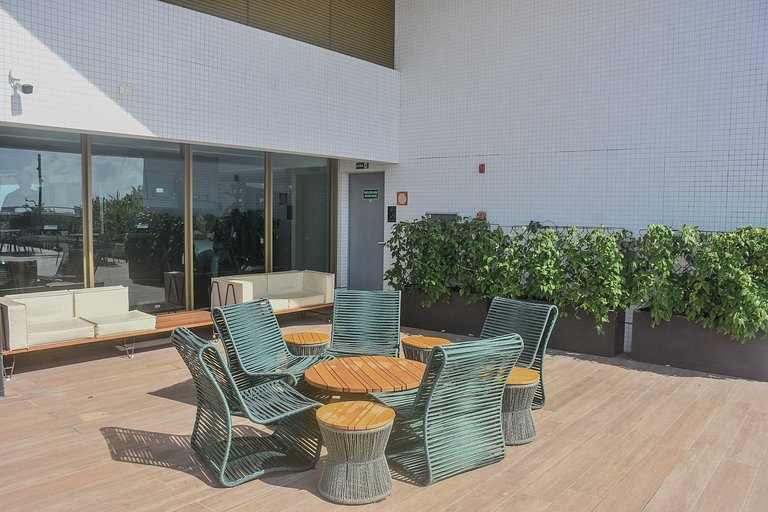 Flat Luxuoso Vista para o Recife - Cais 514