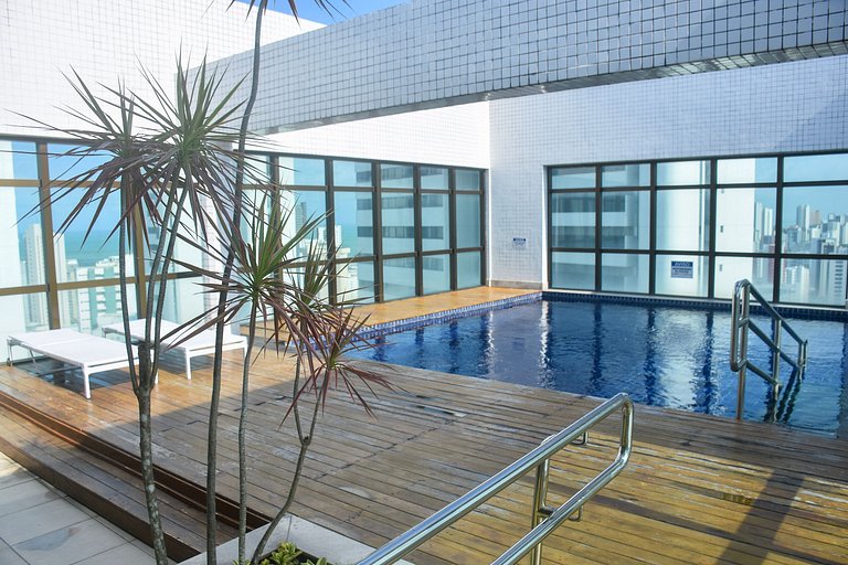 Flat Completo - Beach Class Boa Viagem - 2704 B