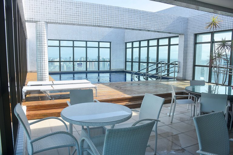 Flat Completo - Beach Class Boa Viagem - 2704 B
