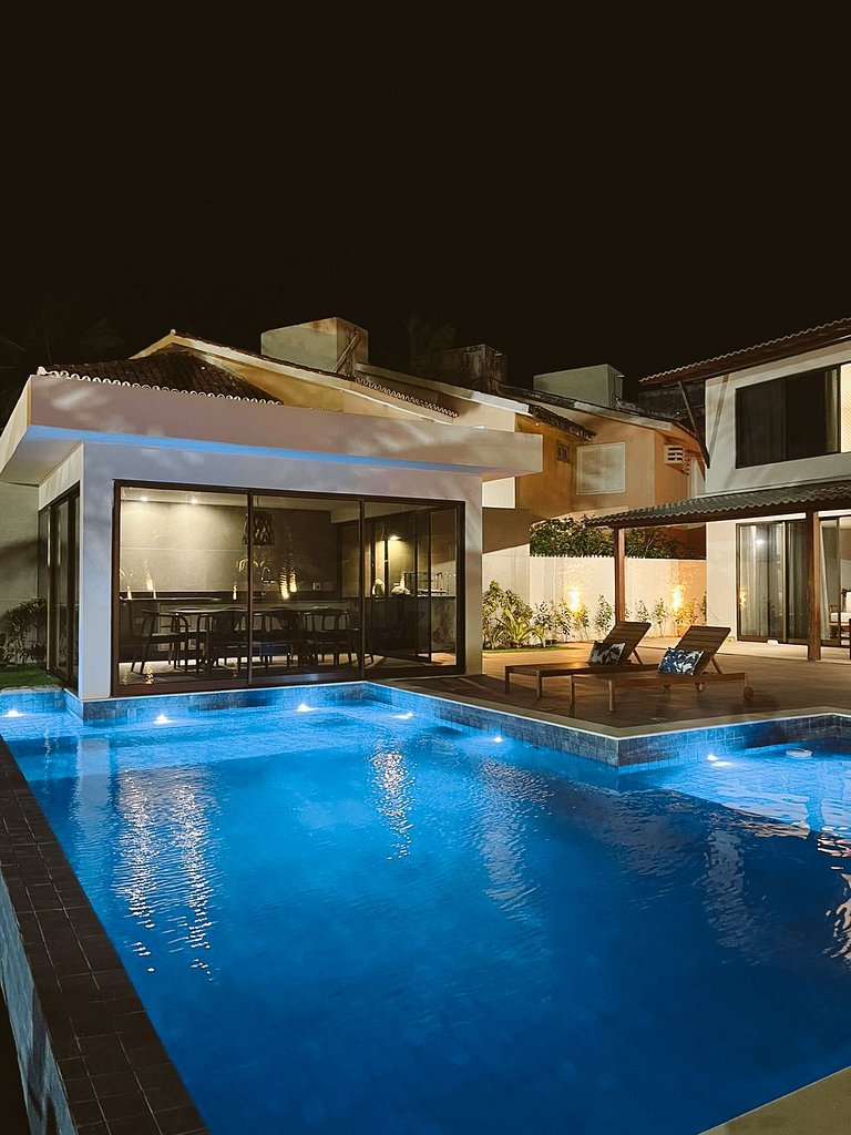 Casa de Luxo Beira Mar - Carneiros (30’ de Carro)