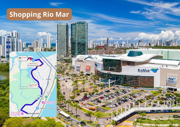 Apartamento luxo Boa Viagem - Roof 705