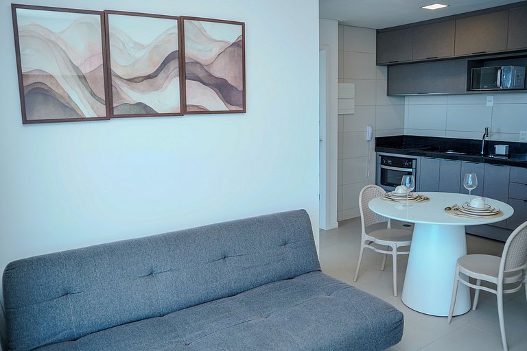 Flat Completo - Vista para o Recife - Cais 1708