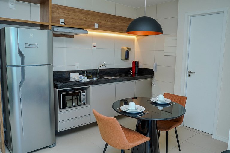 Flat Completo - Vista para o Recife - Cais 1011