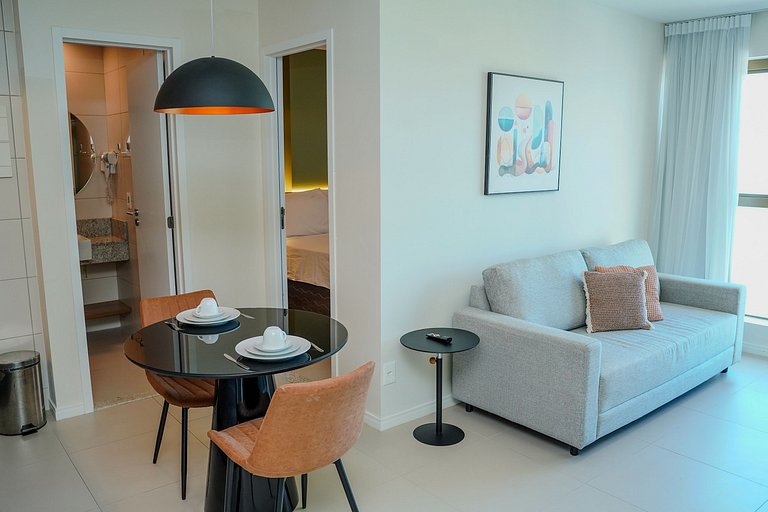 Flat Completo - Vista para o Recife - Cais 1011