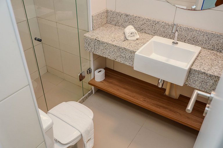 Flat Completo - Vista para o Recife - Cais 1011