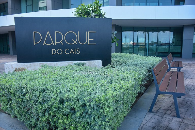 Flat Completo - Vista para o Recife - Cais 1011