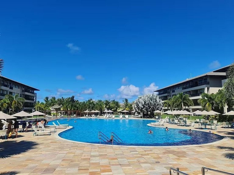 Bangalô Pé na Areia com Piscina Privativa