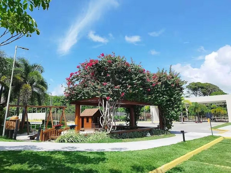 Bangalô Pé na Areia com Piscina Privativa