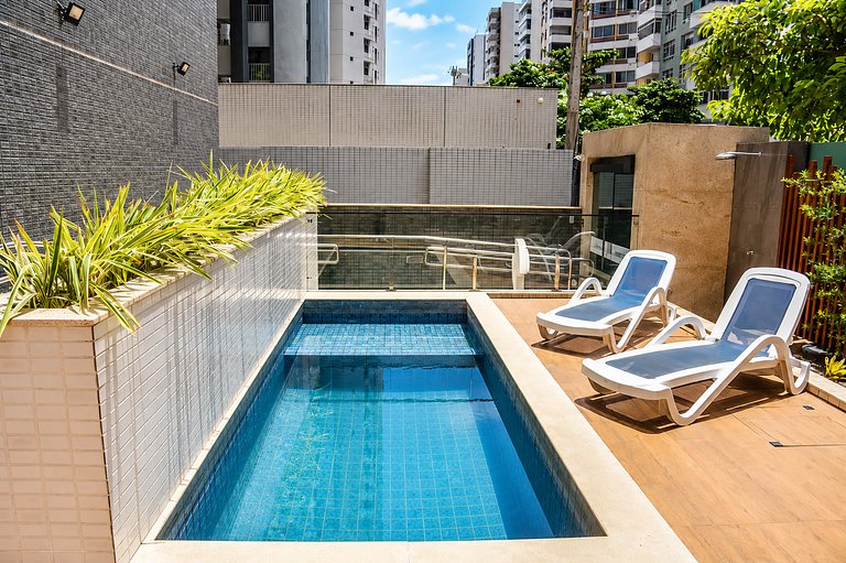 Apartamento Premium em Boa Viagem - Vista Mar 905