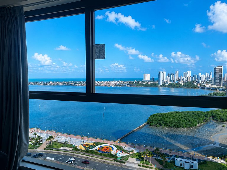 Apartamento em Recife Vista MAR - Cais 1409